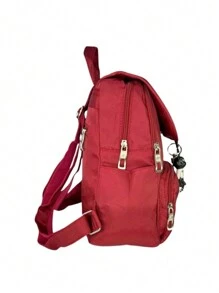 Women Fashion Backpacks - 紅色 - 查看 2