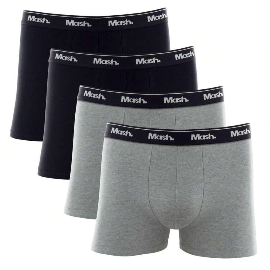 Mash Men Boxers - Dark Grey - View 1