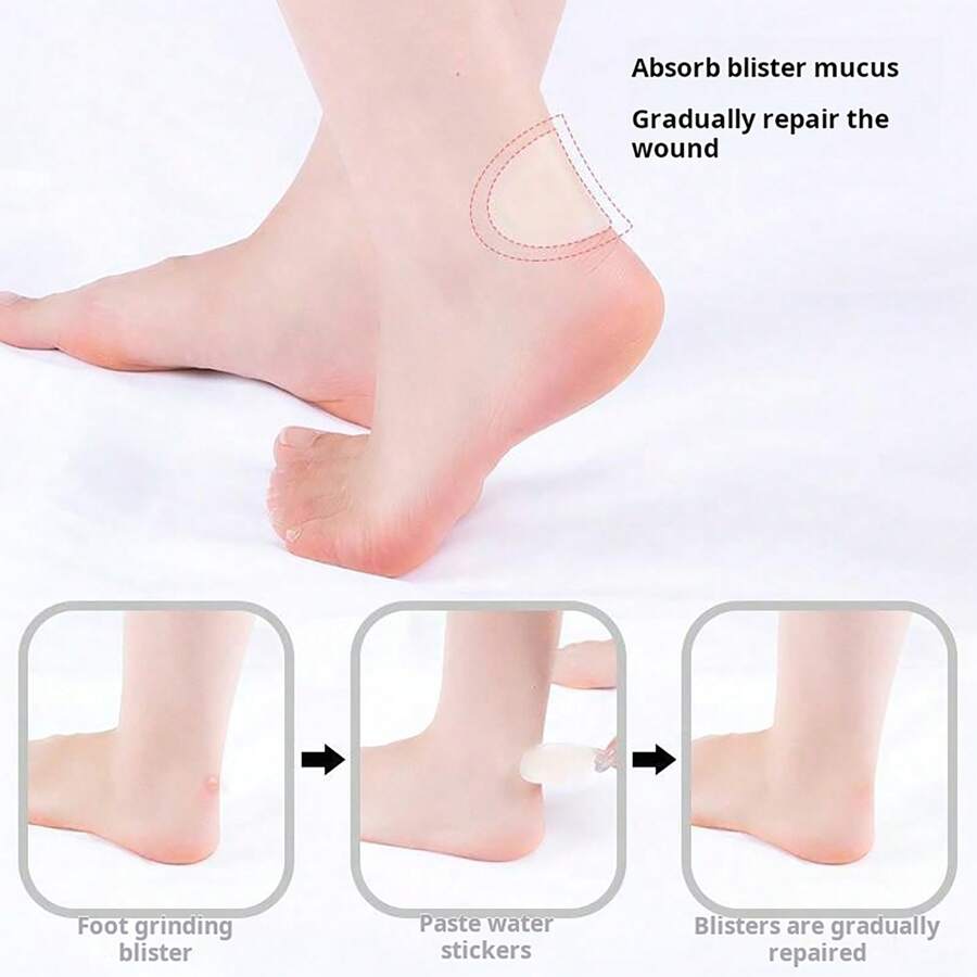 Hydrocolloid Gel Bandage, Heel Blister Patch, Foot Blister Care Patch
