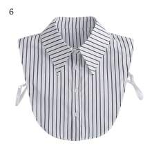 1Pc New Lapel Fake Collar Vintage Detachable Shirt Collar For Women Blouse Sweater False Collar Lapel Top Neckwear Ties