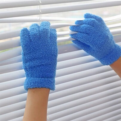 1 Pair Cleaning Gloves Microfiber Dusting Cleaning Gloves For Washable Mittens Kitchen House Cars Trucks Mirrors Lamps Blinds Auto,Garden Tools, Gardening Tools For Garden