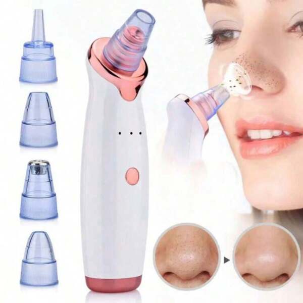 1 Pieza Removedor De Espinillas Eléctrico Recargable De 150 Mah, Extractor De Granos, Limpiador De Poros Faciales Con Dispositivo De Belleza De Microcristalina Para Uso En El Hogar