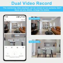 Camera giám sát bóng đèn WiFi ống kính kép 6MP (4MP + 4MP) Chống nước đầy đủ màu sắc Tầm nhìn ban đêm Bảo mật không dây Camera PTZ E27 Đèn giao diện Camera quan sát theo dõi tự động Âm thanh hai chiều Hỗ trợ trong nhà Ghi thẻ TF V380 Chỉ hỗ trợ WiFi 2.4G - trắng - Xem 5