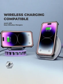 Funda resistente y a prueba de golpes de TPU transparente compatible con Samsung Galaxy S20, S21, S22, S23, S24, S25 Plus, Ultra FE y compatible con iPhone 16, 15, 14, 13, 12, 11 Pro Max Plus