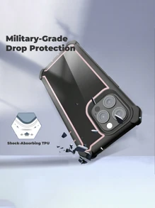 Funda resistente y a prueba de golpes de TPU transparente compatible con Samsung Galaxy S20, S21, S22, S23, S24, S25 Plus, Ultra FE y compatible con iPhone 16, 15, 14, 13, 12, 11 Pro Max Plus