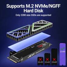 JEYI Dazzcold M.2 SSD Kühlkörper 2280 NVME NGFF Radiator Magnesium Aluminium-Legierung PC effizienter Kühler mit Thermo-Silikon-Pad