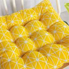 Square Strap Chair Cushion, Linen-Like Seat Pad, Suitable For Office Chair, Student Chair, Dining Chair, Tatami, Compressed Delivery