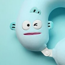 Miniso 1 件 Sanrio Hangyodon 系列 U 型颈枕 - 藍色 - 查看 6