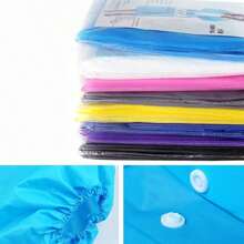 1 pieza Traje impermeable con capucha tipo poncho con mochila para viajes, senderismo y ciclismo, Equipo para lluvia reutilizable, grueso y resistente al agua - Multicolor - Ver 7