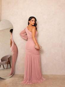 Bridesmaid Dresses - 乾枯玫瑰色 - 查看 3