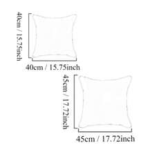 Square Bandage Chair Cushion, Imitation Linen Seat Pad, For Office/Student/Restaurant/Tatami Chairs, Shipped Compressed