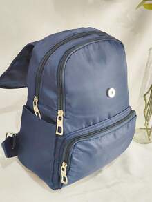 Women Fashion Backpacks - Màu xanh lam - Xem 5