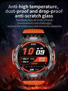 Reloj deportivo inteligente de exteriores HT22 con función de brújula, linterna, contador de pasos, función de llamada - Multicolor - Ver 8