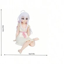 1入組艾爾莎·斯卡雷特睡衣版動漫風格性感女孩人偶模型玩具 - 彩色 - 查看 5