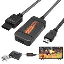 TOPWOLF N64 HDTV Adapter, HDTV Converter With HDTV Cable For N64/Gamecube/SNES
