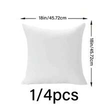 1/4 chiếc gối trang trí, gối giường màu trắng, ruột gối cho ghế sofa, giường và ghế dài, phòng ngủ, phòng ký túc xá, khách sạn, bộ đồ giường, ruột gối, gối cho giường, nhà, lõi gối - trắng - Xem 5