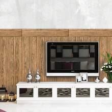 1pc 35cm X 35cm Wood Grain 3D Wall Sticker, Self-Adhesive Wallpaper, Removable And Resizable, Waterproof / Anti-Moisture / Anti-Dirt Stereo Wallpaper, Perfect For Bedroom, Living Room, TV Background Wall And Home Decoration,Renovation Stickers Peel Wall Panels,Wall Paper, Wallpapers,Spring Decoration Items Refresh Your Home,Rama Decoration Stickers