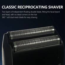 Hair Shaver Double Blades Shaver Electric Shaver Razor For Men Close Bald Head Barber Shaver Trimmer Cordless,Professional Rechargeable Shaver/Shaper,Ultra-Close Shave