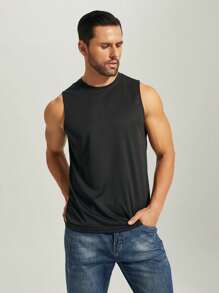 Boyfriend Style Men Gym Lato Oddychający Casual Sportowy Top