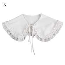 1Pc New Lapel Fake Collar Vintage Detachable Shirt Collar For Women Blouse Sweater False Collar Lapel Top Neckwear Ties