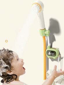 1入組小恐龍浴室花灑架，免打孔，可調節，固定花灑配件花灑 - 彩色 - 查看 12