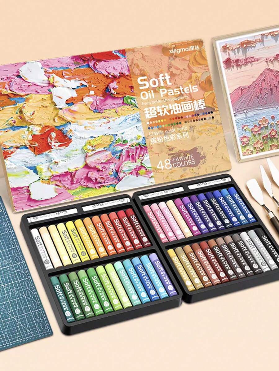 1 Set von weichen schweren Farbe Ölpastellen, einschließlich 48 Farben ...