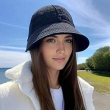 Women's Drawstring Waffle Pattern Baseball Cap, Fashionable Sun Protection Beach Travel Sun Hat, Suitable For Spring & Summer