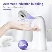 1pc ABS Auto Touchless Hand Foam Spray Liquid Automatic Sanitizer Soap Dispenser - White - View 5
