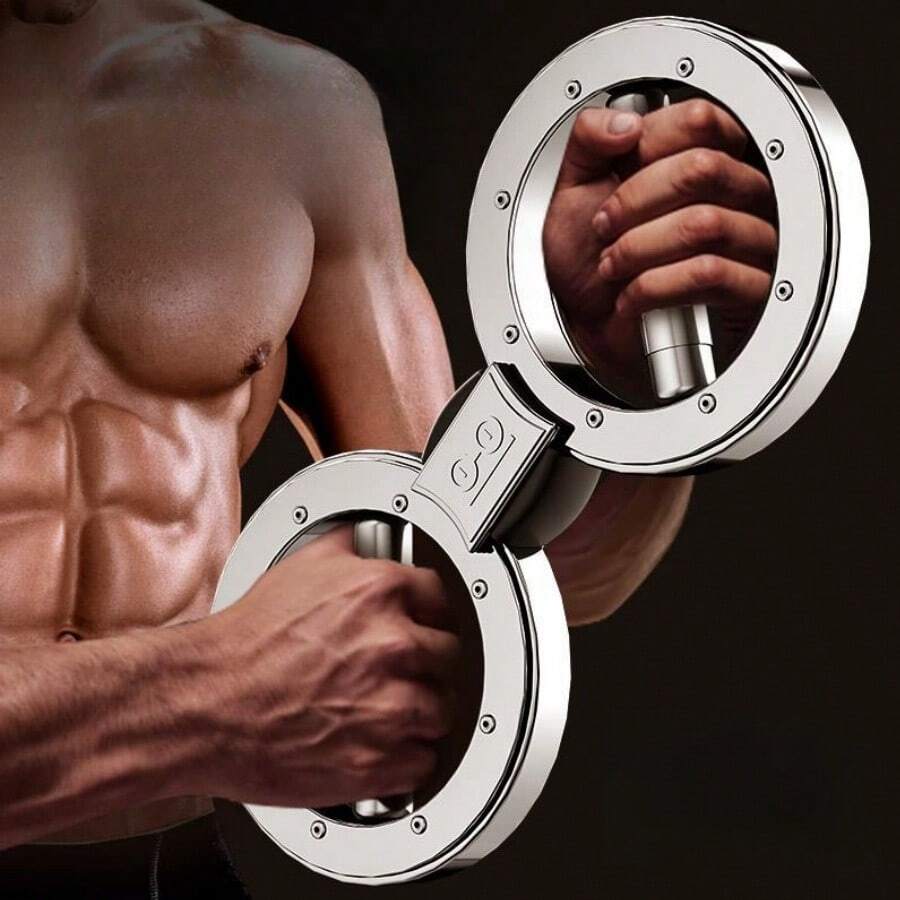 One Piece Adjustable Resistance Boxing Speed Arm Apparatus, Multifunctional Rolling Arm Exerciser For Training Boxing Speed And Strengthen Arm Muscle - Silver - View 1