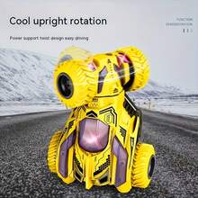 1 pieza Coche de juguete de inercia para niños, Coche de carreras de conducción inercial que rota 360°, Regalo de juguete para niño - Multicolor - Ver 5