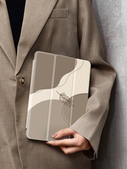 Brown Block IPad Case Compatible With IPad 10.2 Inch 2021/2020 IPad 9th/8th Generation,IPad (A16) 11 Inch 11th Generation 2025,Compatible With Samsung Galaxy Tab/ Tab Cover,With Pen Holder,Compatible With Kindle Paperwhite 12th Gen 2024,Supports Automatic Sleep/Wake Lid