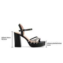 Women Heeled Sandals - Black - View 9