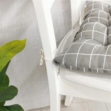 Square Bandage Chair Cushion, Imitation Linen Seat Pad, For Office/Student/Restaurant/Tatami Chairs, Shipped Compressed