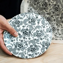 Underglaze Blue And White Ceramic Sticker High Temperature Paper Cutting Decoration For Pottery And Ceramics - Rhythm - View 6