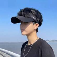 1pc Men Sun Hat New Summer Style Sun Protection & UV Protection Baseball Cap For Running & Sports - Multicolor - View 6