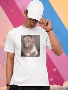 Royale Clothes- Playera Blanca, Manga Corta De Changuito - Blanco - Ver 2