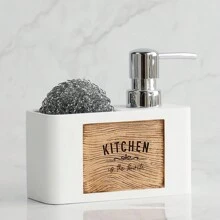 1pc 200ml New Design Simple Unique Modern Kitchen Soap Lotion Liquid Dispenser Bottle With Clean Ball Home Bathroom Decor Fall Decor Back To School - Black - View 13