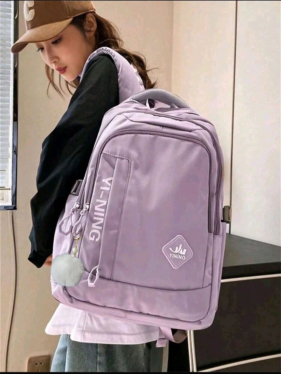 Women Fashion Backpacks - Màu tím - Xem 1