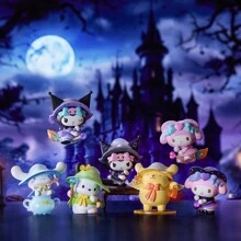 Miniso Serie di figurine in scatola cieca con personaggi Sanrio Magic Tales, design esclusivi e affascinanti, realizzati in PVC di alta qualità, regalo perfetto per gli appassionati di anime (1 pezzo, consegna casuale)