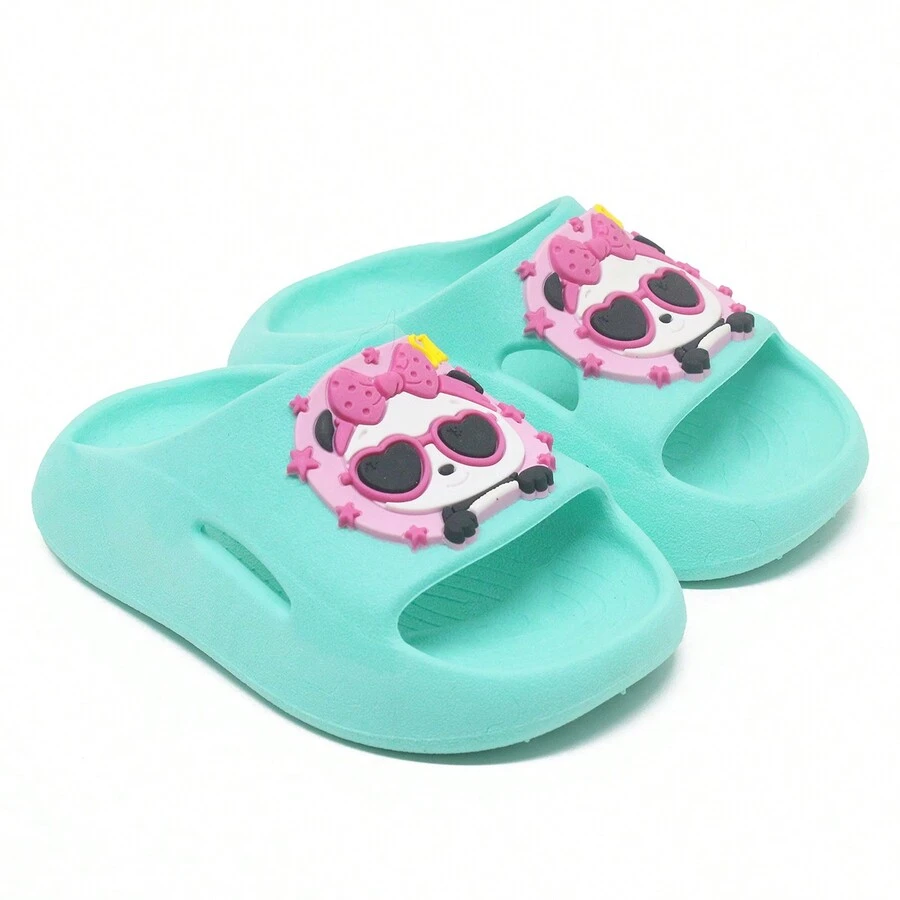 Kids Fashion Slippers - màu xanh lá - Xem 1