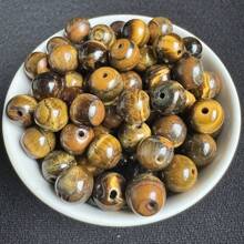 90-35pcs 4-10mm Natural Round Tiger's Eye Amazonite Lava Turquoise Agate Cummingtonite Spacer Loose Stone Beads For Jewellery Making Diy Bracelet - Stone Beads - View 42