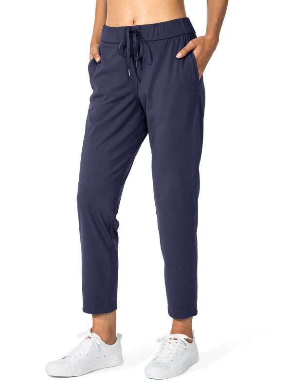 G Gradual Pantalones de golf para mujer G Gradual con bolsillos profundos, 7/8 pantalones de sudor con tobillo elástico para golf, atlético, viajes, trabajo, casual, lounge, entrenamiento