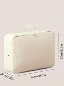 1Pc Portable Clothes Compression Bag, Space-Saving Storage Bag Containers, Bedroom Closet Organizer For Clothes Blanket Comforters Bed Sheets Pillows Travel Essentials For Travel Backpack Travel Bag Luggage Suitcase Travel Gear Back To School Moving Bags Organizer - Multicolor - View 16