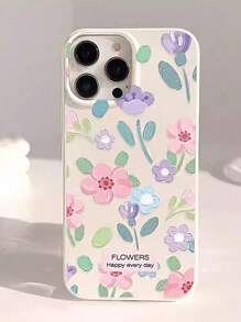 Flower Phone Case Daisy GUCADI White Floral Spring/Summer INS Style Phone Case Compatible With IPhone 15/15 Pro/15 Plus/15 Pro Max