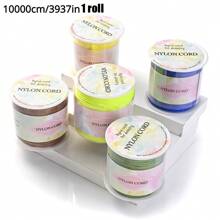 100M/Roll 0.8mm Nylon Thread Cord Chinese Knot Macrame Cord Bracelet Braided String For DIY Tassels Beading Shamballa String Jewelry Making