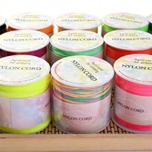 100M/Roll 0.8mm Nylon Thread Cord Chinese Knot Macrame Cord Bracelet Braided String For DIY Tassels Beading Shamballa String Jewelry Making