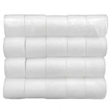Entretoises de rideau à œillets, 20 pièces entretoises de rideau d'intérieur de 4,8 cm de longueur, entretoises en mousse pour rideaux à œillets avec plis parfaits pour des poteaux allant jusqu'à 35 mm