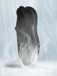 Men's 39-48 Size Breathable Non-Slip Fitness Yoga Sports Outdoor Vacation Mesh Graffiti Bottom Soft Slouchy Socks, Big Size Sports Shoes