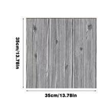 1pc 35cm X 35cm Wood Grain 3D Wall Sticker, Self-Adhesive Wallpaper, Removable And Resizable, Waterproof / Anti-Moisture / Anti-Dirt Stereo Wallpaper, Perfect For Bedroom, Living Room, TV Background Wall And Home Decoration,Renovation Stickers Peel Wall Panels,Wall Paper, Wallpapers,Spring Decoration Items Refresh Your Home,Rama Decoration Stickers