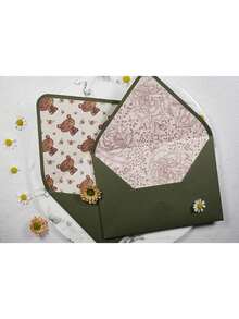 10pcs Vintage Oil Paintings Envelopes And Stationery Set - Oil Painting 2 - View 6